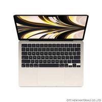 Ordinateur portable d'occasion Slim Air M2, écran 13,6 pouces, SSD, 8 Go de RAM, processeur quadricœur, pour OS, résolution 2560x1449, Wi-Fi, presque neuf, comprend l'original