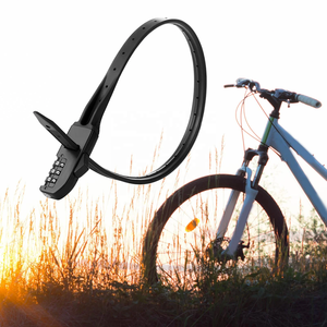 Sıcak motosiklet Scooter kask kilidi bisiklet 3-digit şifreli kilit taşınabilir anti-hırsızlık bisiklet kask kilidi - Product Image 1