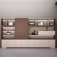 Ensemble de bureau et chaise de direction, minimaliste, élégant et luxueux, grand bureau pour bureau de direction