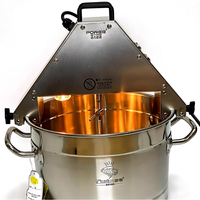 Marmite mélangeuse alimentaire 10L, machine à faire sauter, mélangeur de confiture et de sauce, wok 220V, machine à faire sauter automatique