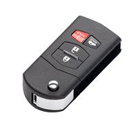 Clé télécommande universelle KEYDIY KD B14-4 à 4 boutons pour Mazda, lot de 5