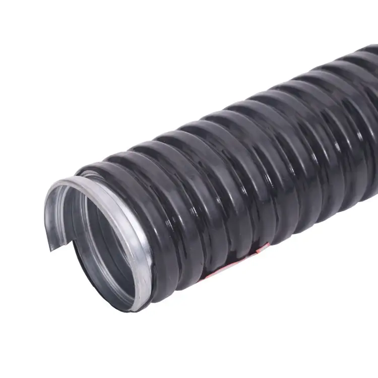 Barattolo Ip68 impermeabile tubo condotto in metallo zincato elettrico Rohs condotto flessibile rivestito in Pvc