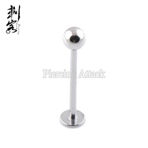 <span class=keywords><strong>Piercing</strong></span> de Labio Largo de Acero Inoxidable 14G 16G, Joyería Única para <span class=keywords><strong>Piercing</strong></span> Corporal - Product Image 4