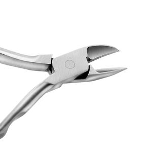 인체 공학적 웨이브 핸들 금속 더블 스프링 네일 니퍼 큐티클 커터 손가락 용 곡선 블레이드가있는 전문 매니큐어 도구 - Product Image 4