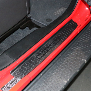 4pcs đen đỏ ABS ngưỡng dải 4 cửa <span class=keywords><strong>sill</strong></span> cho Jeep cho Wrangler JL 2018 + jl1001 - Product Image 2