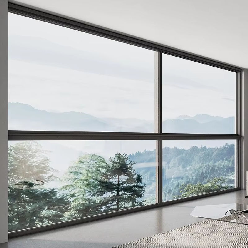 DTOP Thermal Break Panoramic Sliding Window Glass Wall Sliding Window ...