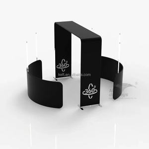 Fond de scène en forme de double <span class=keywords><strong>arc</strong></span> à 360 degrés, compatible avec les cabines photo 360, équipé de 6 tubes lumineux RGB. - Product Image 3