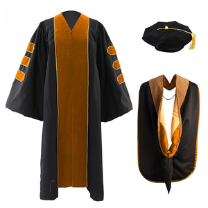 Túnicas de Graduación Académica Personalizadas, 100% Poliéster, Tela Mate, para Uso Escolar, Unisex, Adultos - Product Image 4
