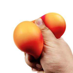 पी कस्टम स्क्विशी तनाव बॉल लोगो के साथ दिल विरोधी गेंद गोल के आकार के psतनाव राहत बॉल के रूप में लोगो के साथ - Product Image 1