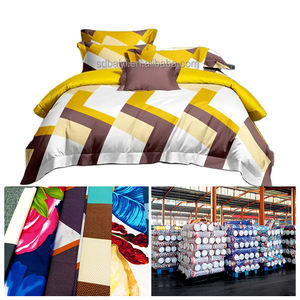 Turkmenistán algodón ecológico sensación de la mano tela impresa para sábana juego de cama juego de funda Nórdica - Product Image 1