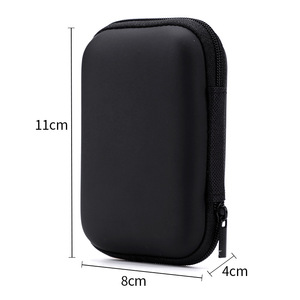 Sac de rangement de câbles de voyage portable en EVA avec pochette zippée pour chargeurs, écouteurs et appareils électroniques à usage quotidien - Product Image 5