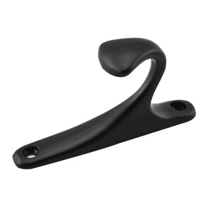 Gancho de pared DTA East Pacific, gancho individual para colgar ropa, rectangular, resistente al óxido, montado en la pared, estilo simple, accesorios de baño - Product Image 3