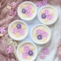Bougie parfumée en cire de soja, décorative pour la maison, en plâtre, à la camomille, pour cadeaux de mariage