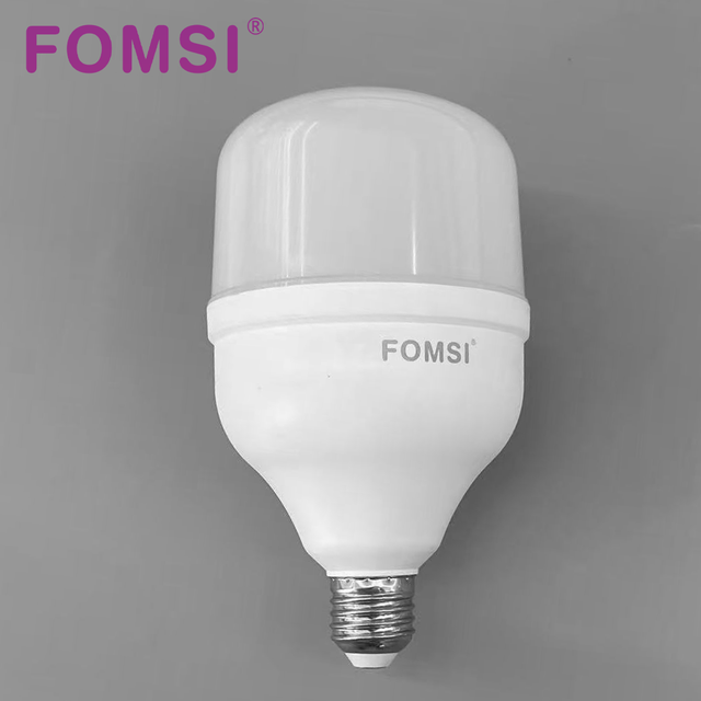 FOMSI LED T Bulb 20W 30W 40W 50W 60W DOB T-Shape Bulb E14/E27/B22 AC 85-265V LED Industrial Bulbs for Business Indoor Lighting
