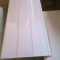 Panneaux de plafond et muraux en PVC stratifié couleur bois pour décoration intérieure et plafonds blancs, export pour la décoration de maisons et villas