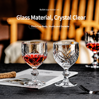 Verre à vin de luxe de style européen gravé, à pied haut, pour vin rouge, idéal pour la maison, les fêtes, les mariages, les restaurants, les bars, vente en gros, cadeau