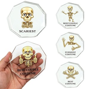 Expositor <span class=keywords><strong>de</strong></span> Ladrillos Acrílicos <span class=keywords><strong>de</strong></span> Alta Transparencia; Decoración <span class=keywords><strong>de</strong></span> Escritorio para Navidad y <span class=keywords><strong>Halloween</strong></span>; Adorno <span class=keywords><strong>de</strong></span> Escritorio, Arte y Manualidades - Product Image 1