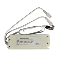 Kit de conversion d'éclairage d'urgence pour panneau lumineux LED à sortie CC 15-200V, durée de 3 heures, avec certification CE et ROHS