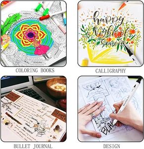 Precio barato de fábrica, juego de marcadores para colorear, rotulador de color, <span class=keywords><strong>rotuladores</strong></span> de pincel de acuarela de doble punta personalizados - Product Image 3