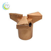 Foret PDC à 3 lames de 10 pouces (250 mm) sans carottage pour le forage de puits d'eau et l'exploitation minière