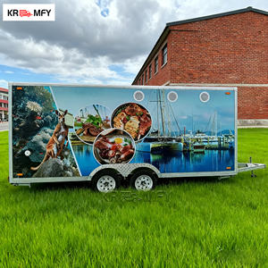 Snack <b>Food</b> Cart Coffee Bar Cart Ice Cream Kiosk Catering Van Small Concession Trailer - Product Image 4