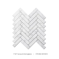 Collection de mosaïques en marbre blanc Bianco Carrara Centurymosaic, mosaïque de sol et de mur polie, crédence de cuisine en marbre, vente en gros