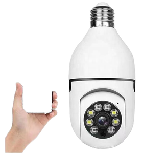 Caméra de sécurité domestique sans fil A6 Bulb New <span class=keywords><strong>360</strong></span> degrés HD 720p avec haut-parleur Wifi, caméra de sécurité extérieure dotée d'une imagerie CMOS - Product Image 1