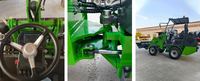 ORPHEST LT15EV Caricatore Compatto Elettrico con Ruote 0,45m |   Mini Caricatore a Batteria con Potenza di 13KW e Capacità di 2450kg per Edilizia e Agricoltura