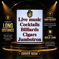 Panneau publicitaire lumineux LED pour bar, enseigne lumineuse pour pub, lounge, club, vitrine