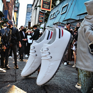 Zapatos de Cuero PU de Alta Calidad para Hombre, Zapatos Formales Casuales de Oficina Impermeables con Luces, Zapatos de Vestir de Negocios para Primavera, Verano y Otoño - Product Image 3