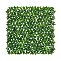 Vente directe usine : Panneau de clôture décoratif en feuilles artificielles, clôture végétale artificielle pour extérieur, jardin, aménagement paysager et intimité