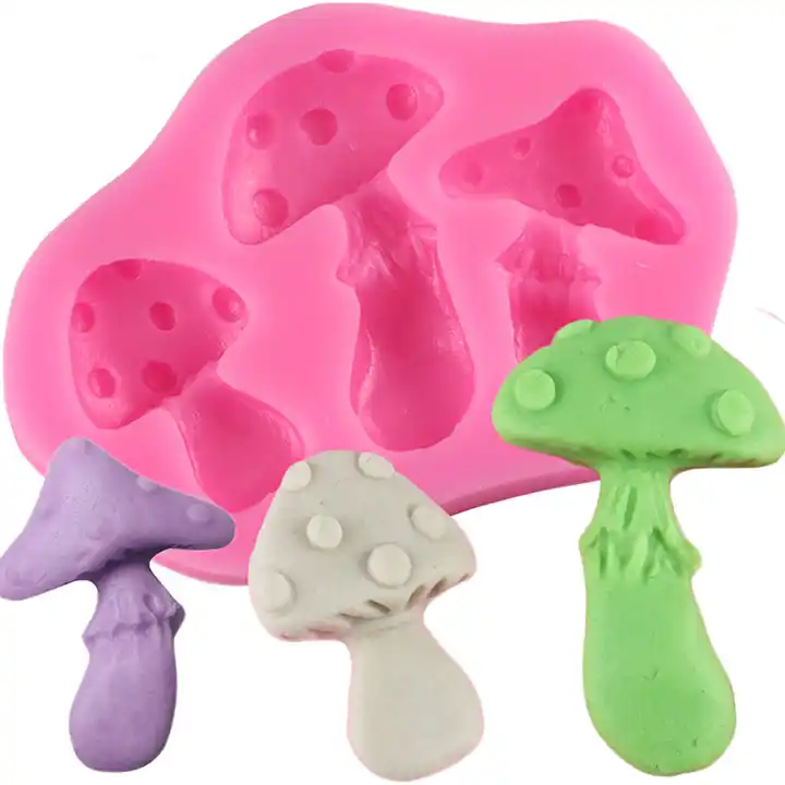 helloworld mushroom shape fondant silicone mold