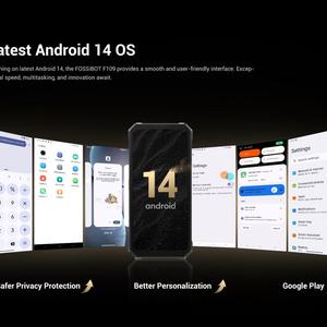 FOSSiBOT F109 Robuste 5G CDMA 10600mAh 8GB+256GB 6.745'' 50MP Arrière 16MP Avant Android 14 NFC Antichoc Version Globale - Product Image 4
