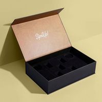 Boîtes rigides de luxe avec fermeture magnétique, emballage personnalisé, boîte cadeau pour foulards, vêtements, parfums, perruques, personnalisez votre design