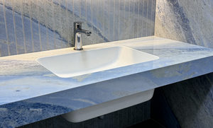 לוחות שיש קריסטל כחול טבעי מברזיל, שקופים למחצה, לקירות, עיצוב הבית, משטחי מטבח, משטחי אמבטיה ורקע - Product Image 5