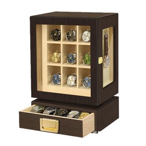 Wooden <b>Watch</b> Storage Box Rectangle Desktop 4 Layers With Drawers For Men Women Jewelry Display <b>Case</b> - Product Image 5