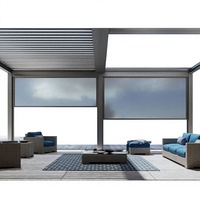 Persiana enrollable de aluminio para exteriores, persiana enrollable de uso residencial, oferta de fábrica
