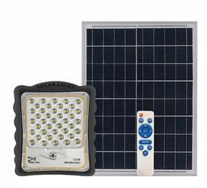 Projecteur solaire LED 100W avec corps en aluminium moulé sous pression, batterie au lithium polysilicium, capteur photocellule, puces SMD2835, indice de protection IP67 - Product Image 6
