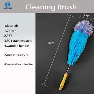 Petite brosse <span class=keywords><strong>de</strong></span> nettoyage <span class=keywords><strong>de</strong></span> bouteille en verre d'eau pour enfants avec fonction <span class=keywords><strong>de</strong></span> nettoyage <span class=keywords><strong>de</strong></span> <span class=keywords><strong>paille</strong></span> pratique et facile à utiliser - Product Image 2