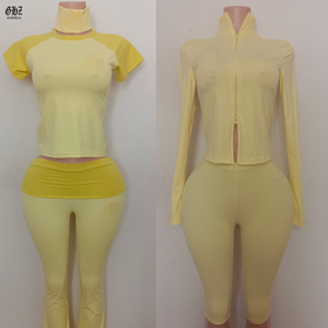 Y2k Của Phụ Nữ Biểu Tượng Tùy Chỉnh Quần Áo Thiết Lập Cotton Raglan Tay Áo Bùng Quần Cho Phòng Chờ Mùa Đông Áo Sơ Mi Leopard Mô Hình Skinny Phù Hợp Với 3-Mảnh - Product Image 5