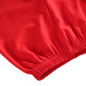 RTS NO MOQ <b>Christmas</b> Children Cotton Solid Color Sleepwear Winter Girl Kids Pajamas - Product Image 5