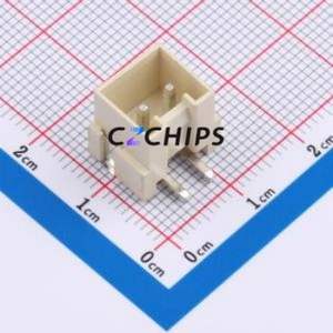 WAFER-VH396L-2A Wire-to-Board Pin Header SMD,P=3.96mm Connector 1x2P 3.96mm Vertical Mount VH - Product Image 1