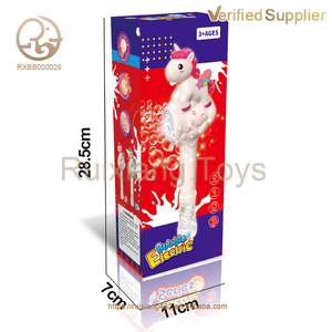 Nouveau <span class=keywords><strong>jouet</strong></span> en plastique <span class=keywords><strong>pour</strong></span> enfants, ensemble de bâtonnets <span class=keywords><strong>à</strong></span> bulles électriques de style cheval arc-en-ciel, jouets d'extérieur <span class=keywords><strong>pour</strong></span> bébés, pistolet <span class=keywords><strong>à</strong></span> bulles amusant <span class=keywords><strong>pour</strong></span> enfants, jeu <span class=keywords><strong>pour</strong></span> enfants - Product Image 5