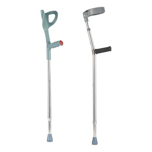 Aluminum Alloy Elbow Crutches Adjustable Height Rehabilitation Equipment For Disabled Legs Support - Product Image 5