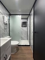 Villa conteneur pliable et extensible de 40 pieds, 4 chambres, ignifuge, modulaire, préfabriquée, entièrement meublée
