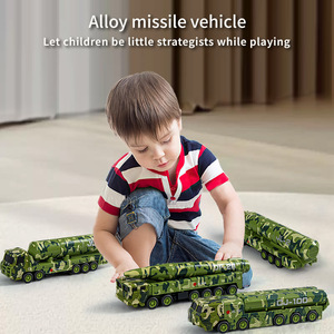 Nouveau modèle de véhicules militaires à inertie en alliage, jouet de simulation <span class=keywords><strong>camouflage</strong></span> pour enfants, cadeaux pour garçons - Product Image 2