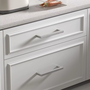 Tiradores de perfil ocultos de aleación de aluminio con acabado de níquel cepillado para muebles, herrajes para gabinetes y armarios - Product Image 4