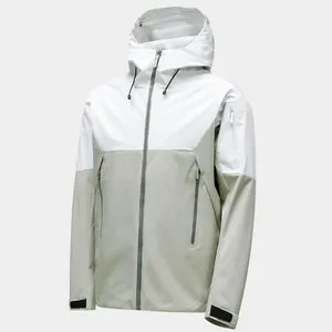 도매 야외 소프트 쉘 야외 스포츠 방수 및 방풍 스티칭 및 대비 색상 지퍼 윈드 브레이커 재킷