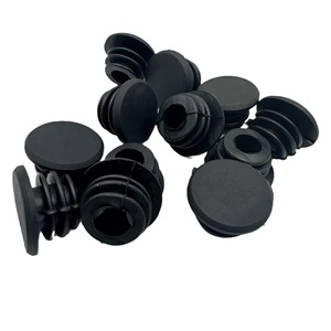 Mountain Bike Handlebar Stopper 22mm Black Soft <b>Rubber</b> Anti Slip Lock in Cylindrical <b>Plug</b> - Product Image 5