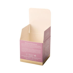 Custom Cosmetic <b>Packaging</b> Box Snap Bottom Rectangle Recyclable Skin Care Product Cardboard Box With Logo <b>Printing</b> - Product Image 4